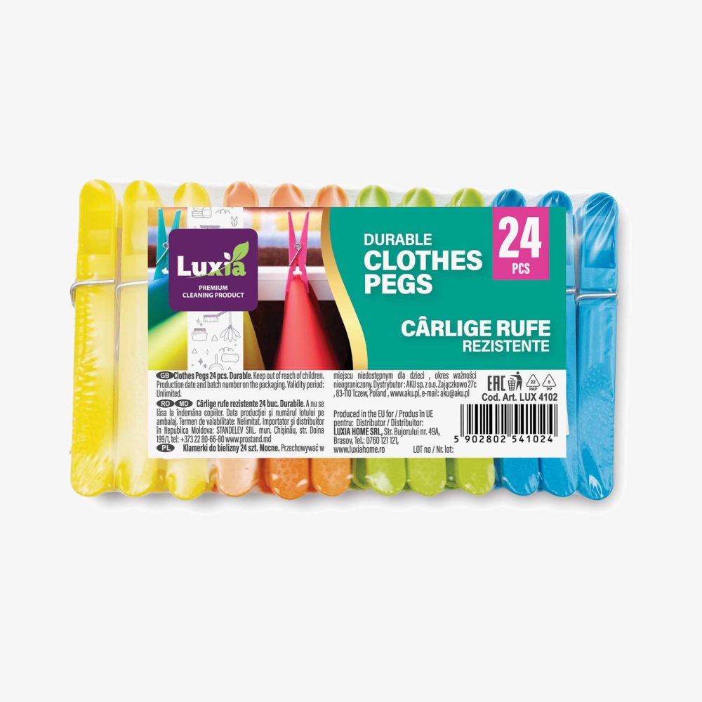 Cârlige de Rufe REZISTENTE, 24buc