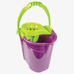 Găleată cu storcător pentru Mop Extra, Mov-Verde